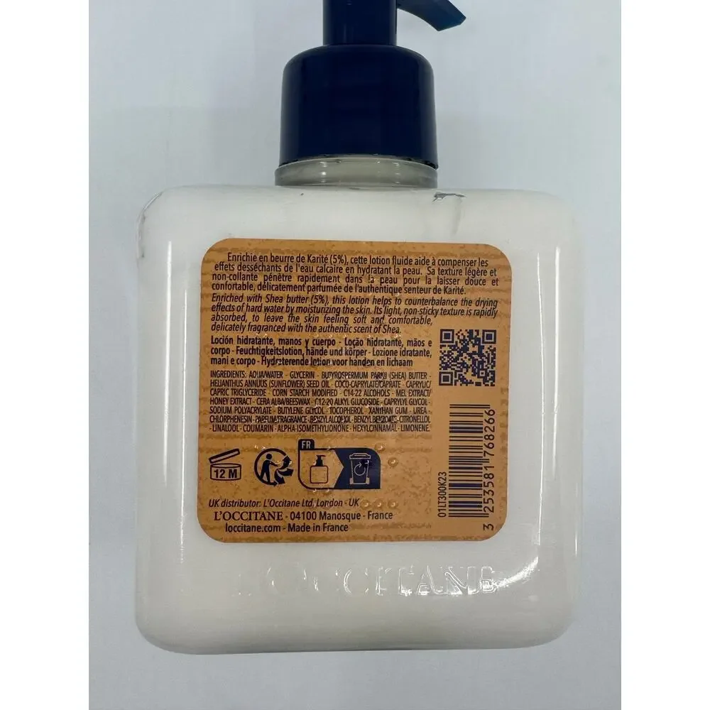 L’Occitane 5% Shea Butter Hand & Body Extra Gentle Lotion 300ml